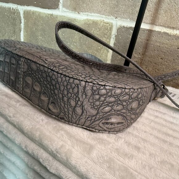 Brahmin Shayna Fairest Gray Crossbody with wallet - Picture 5 of 9